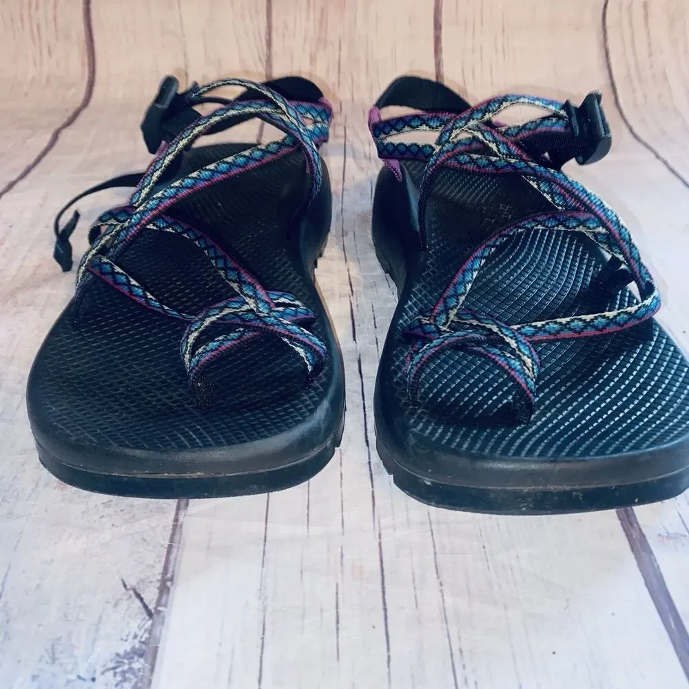 Chaco ZX/2 Sandals Mens 11 Made USA Vibram Double Strap Toe Loop Hiking